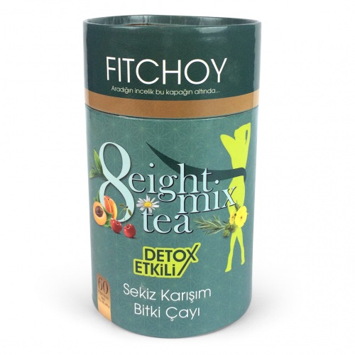 FITCHOY 8 Mix Detox Etkili Sekiz Karışım Bitki Çayı 60 Adet 90gr